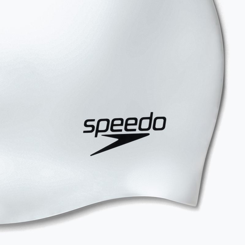 Speedo hladký tvarovaný silikónový uzáver strieborný 8-7098414572 6