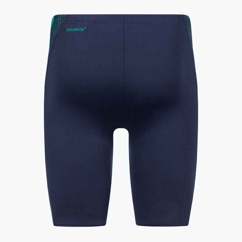 Pánske plavecké nohavice Speedo Hyper Boom Splice navy/green 2