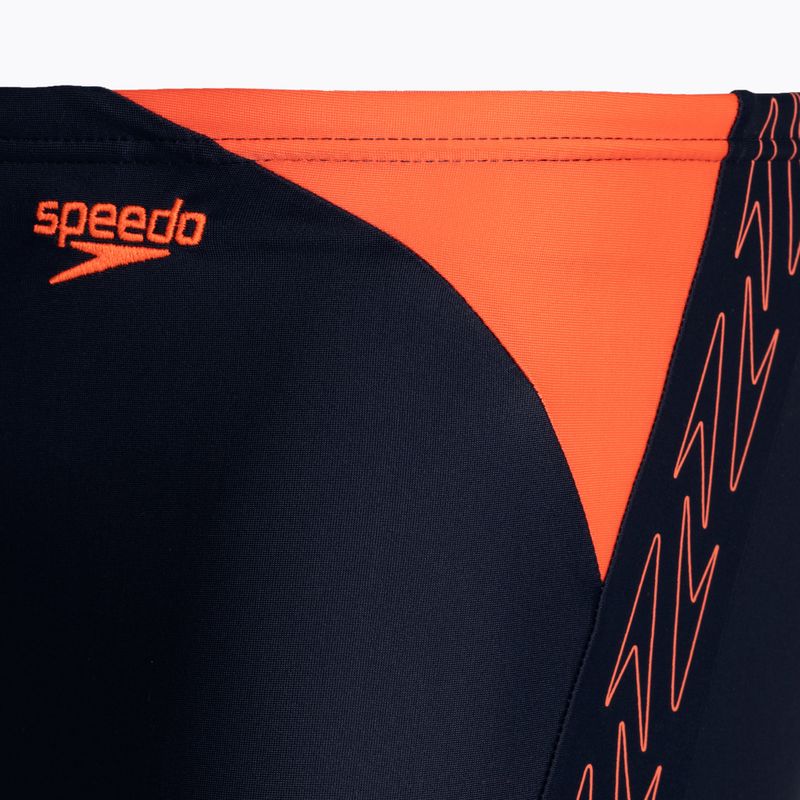 Detské plavecké nohavičky Speedo Hyper Boom Logo Splice navy/orange 4