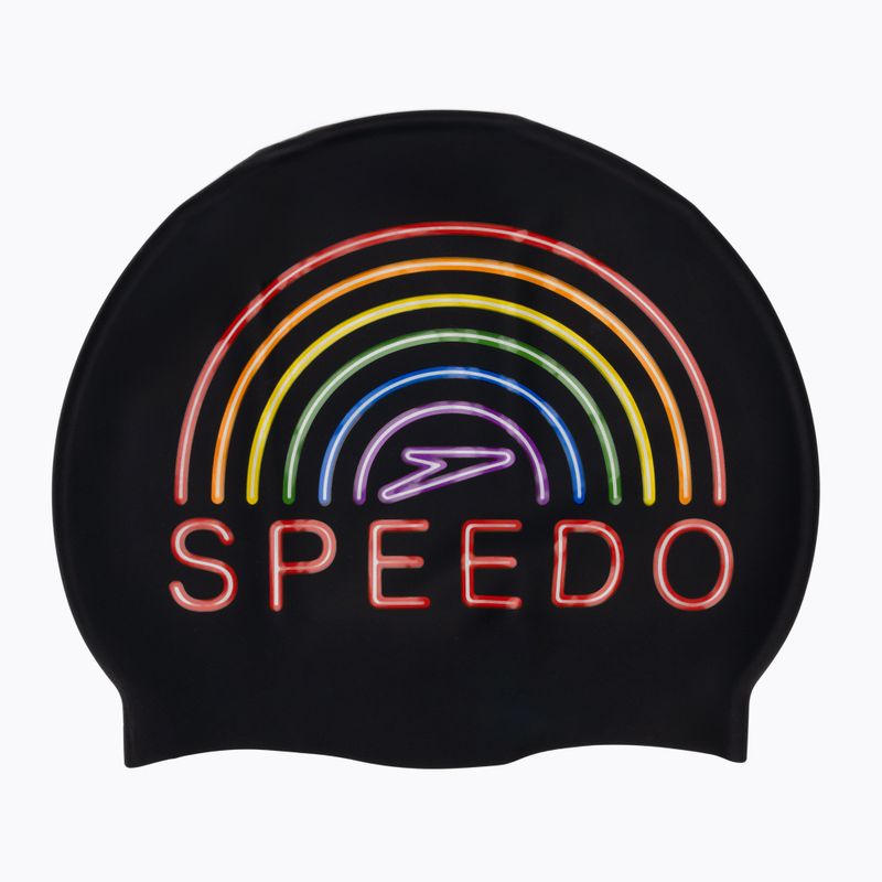 Speedo Silikónová plavecká čiapka s potlačou