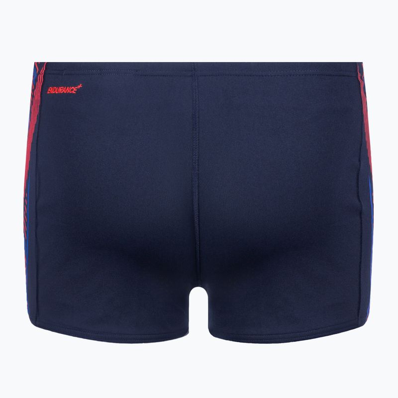 Pánske plavecké boxerky Speedo Tech Panel navy/orange 2