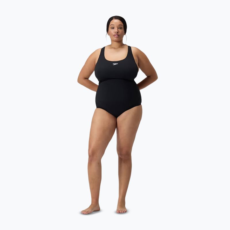 Dámske jednodielne plavky Speedo Endurance+ Medalist Plus Size black 2