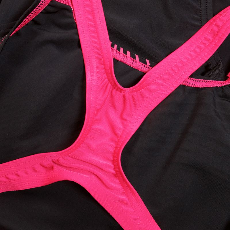 Jednodielne plavky Speedo Medley Logo One Piece black/electric pink 4