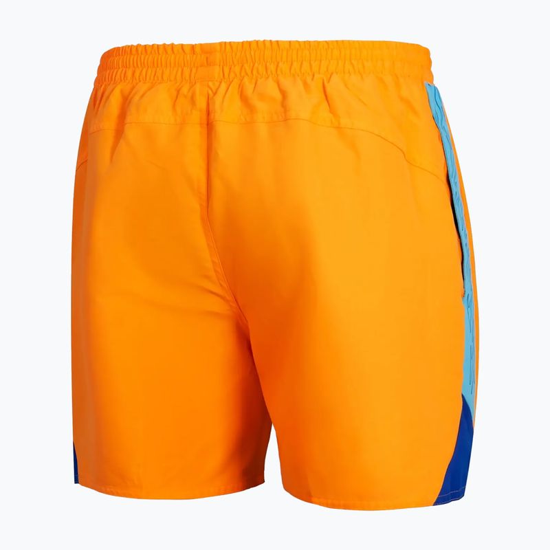 Pánske plavecké šortky Speedo Hyperboom Splice 16" mandarin peel/picton blue/true cobalt 2