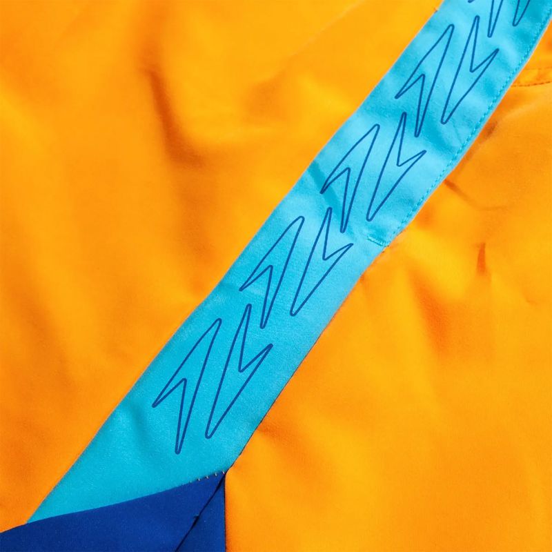 Pánske plavecké šortky Speedo Hyperboom Splice 16" mandarin peel/picton blue/true cobalt 4