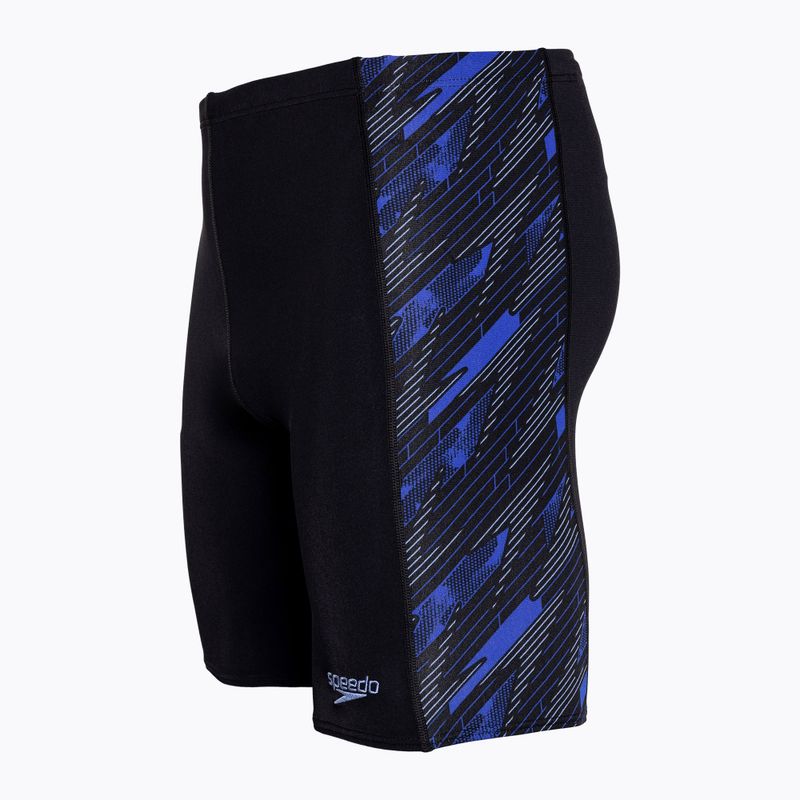 Pánske plavky Jammer Speedo Hyperboom black/curious blue/true cobalt 3