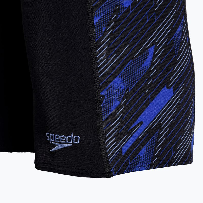 Pánske plavky Jammer Speedo Hyperboom black/curious blue/true cobalt 4