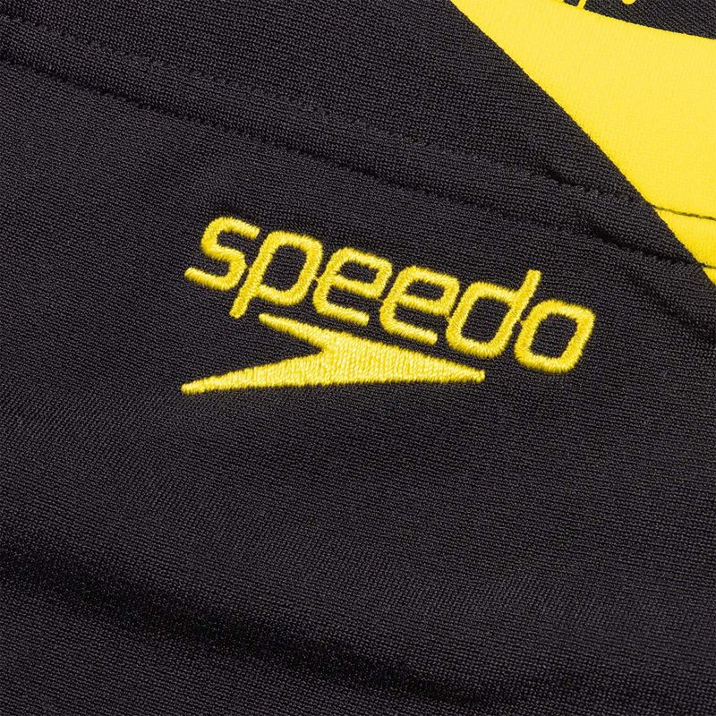 Pánske plavecké boxerky Speedo Hyper Boom Splice black/lemon drizzle 3