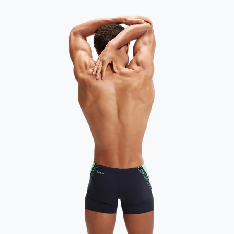 Pánske plavecké boxerky Speedo Hyper Boom Splice true navy/herlequin green 6