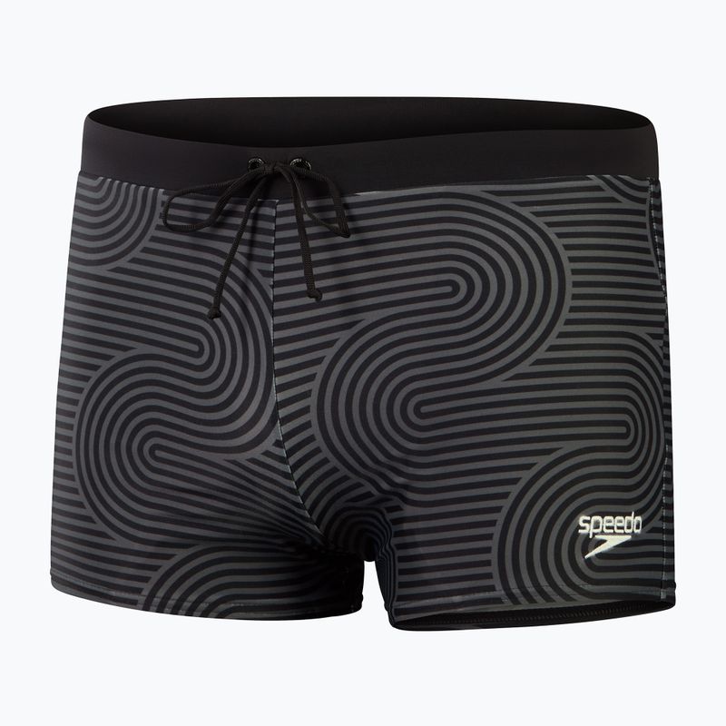 Pánske plavecké boxerky Speedo Valmilton black/usa charcoal