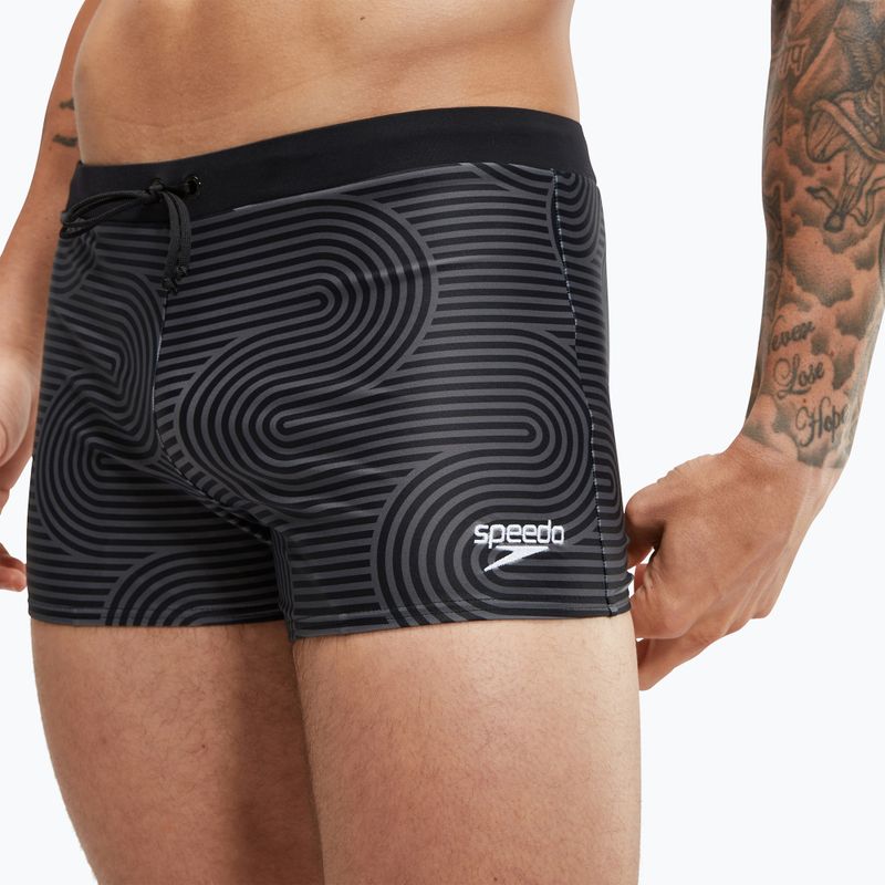 Pánske plavecké boxerky Speedo Valmilton black/usa charcoal 3