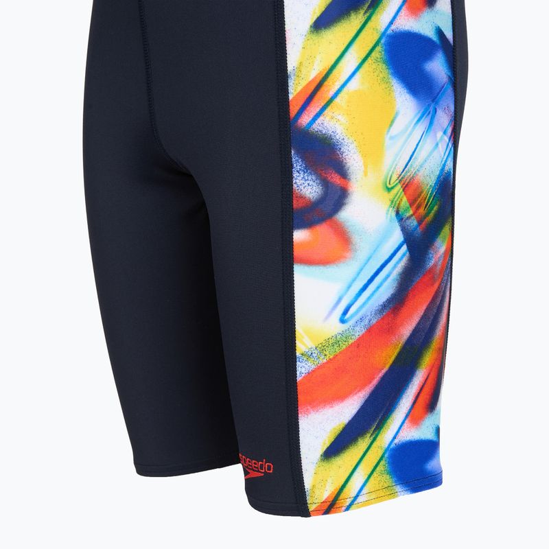 Detské plavky Speedo Digital Panel Jammer black/red 3