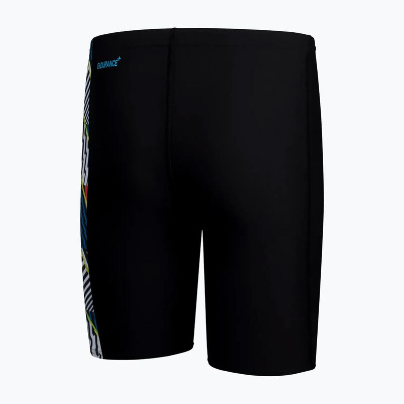 Detské plavky Jammery Speedo Digital Panel čierna/biela/vodný melón 2