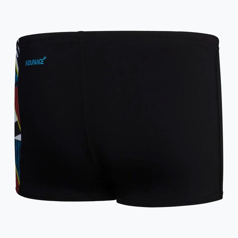 Detské plavecké nohavičky Speedo Digital Panel čierna/biela/vodný melón 2