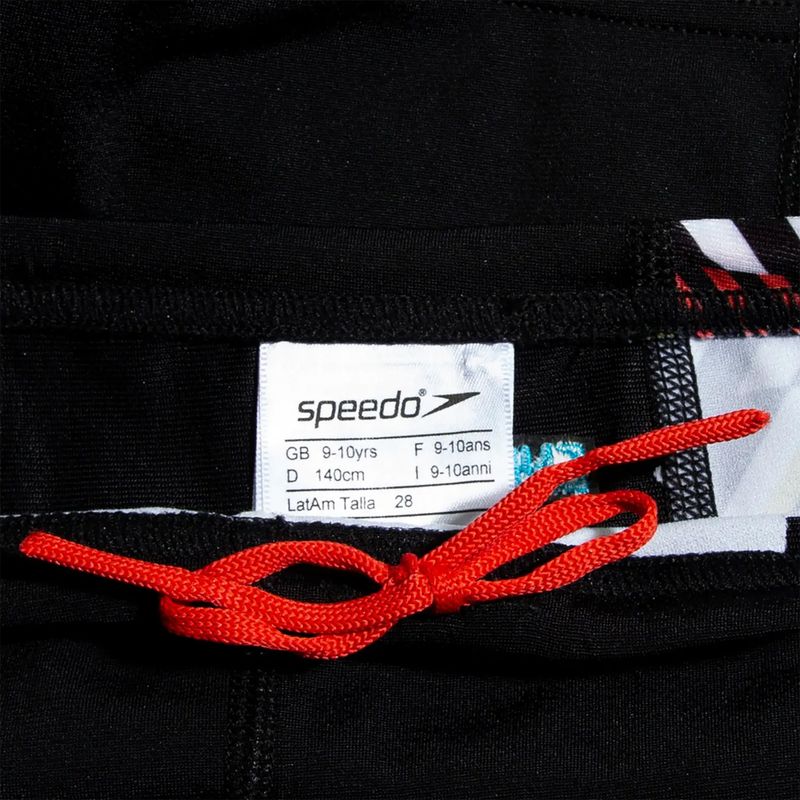 Detské plavecké nohavičky Speedo Digital Panel čierna/biela/vodný melón 3