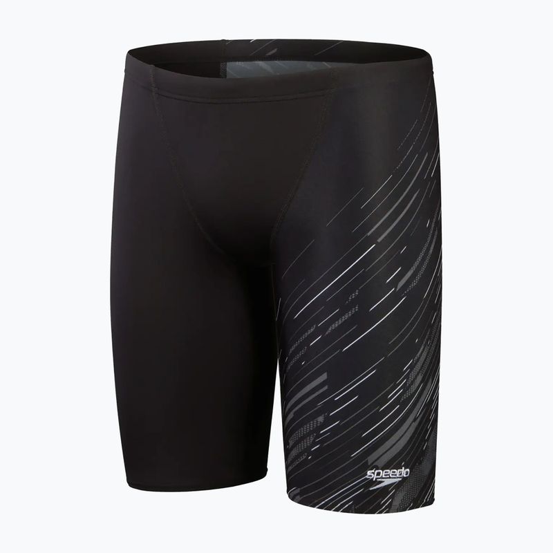 Pánske plavky Jammer Speedo Hyperboom V-Cut black/usa charcoal/white