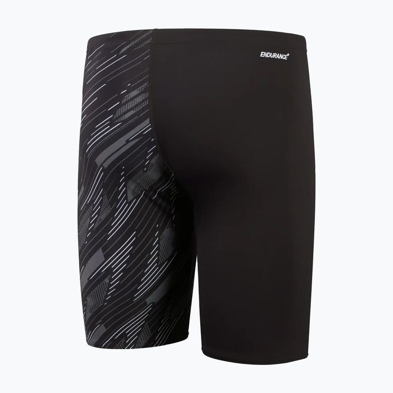 Pánske plavky Jammer Speedo Hyperboom V-Cut black/usa charcoal/white 2