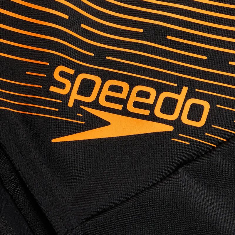 Pánske plavky Speedo Medley Logo black/mandarin peel 4