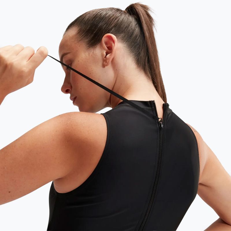 Dámske jednodielne plavky Speedo Hydrasuit black/white 9