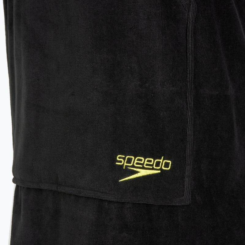 Speedo Plavecké pončo S čierna/hyper žltá 3
