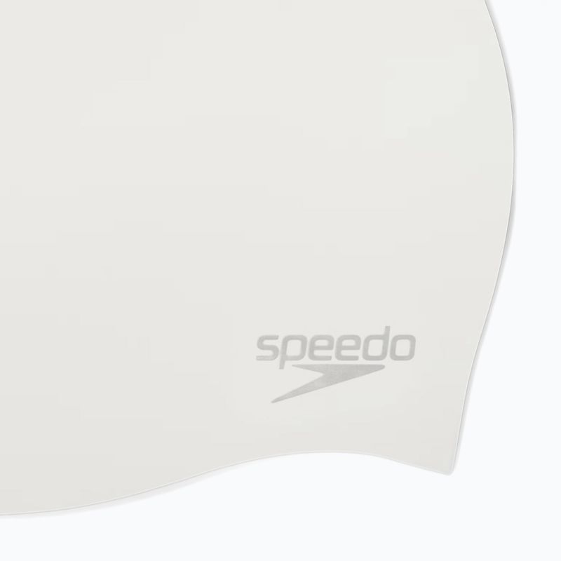 Plávacia čiapka Speedo Plain Moulded Silicone white/silver 3