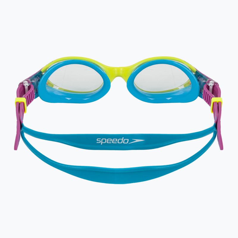Detské plavecké okuliare Speedo Biofuse 2.0 lemon drizzle/kiki pink/picton blue 4