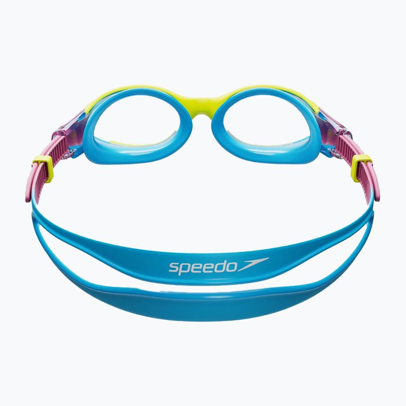 Detské plavecké okuliare Speedo Biofuse 2.0 lemon drizzle/kiki pink/picton blue 3