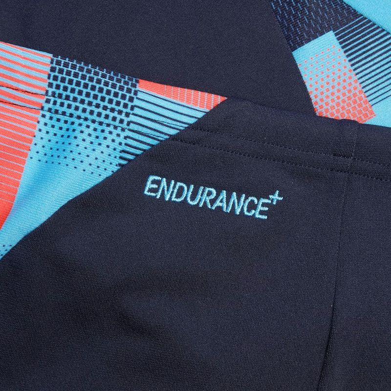 Plávacie boxerky pánske Speedo Endurance+ MAX Splice Aquashort true navy/picton blue/siren red 5