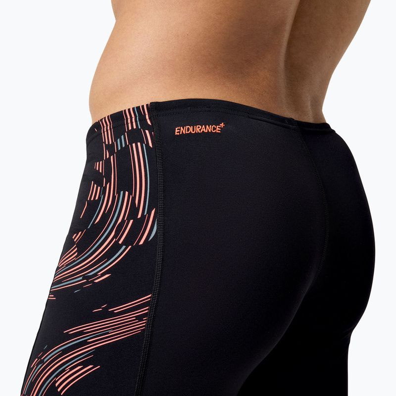 Pánske plavky Jammery Speedo Tech Panel Jammer black/siren red/usa charcoal 6