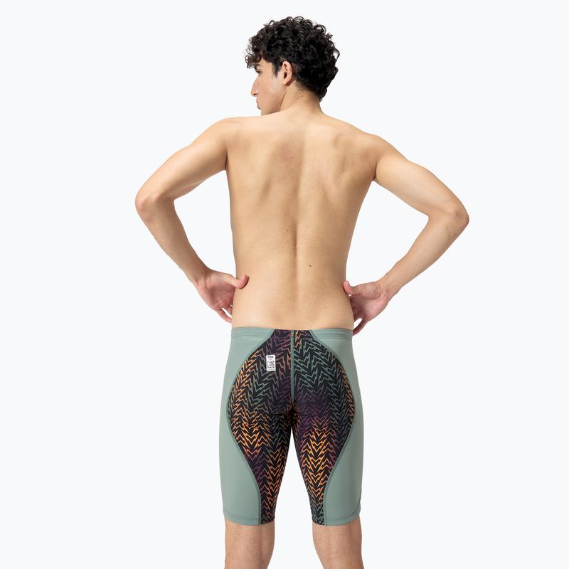 Pánske plavky Jammery Speedo Fastskin LZR Ignite Jammer country green/black/nectarine 2