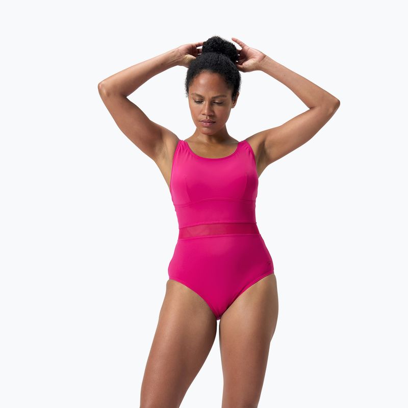 Jednodielne plavky Speedo Shaping LuniaGlow One Piece magenta haze 5