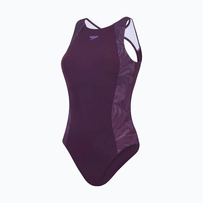 Jednodielne plavky Speedo Shaping LapisNite One Piece plum dandy