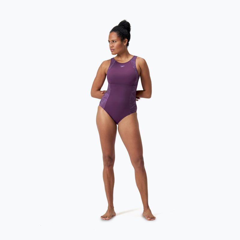 Jednodielne plavky Speedo Shaping LapisNite One Piece plum dandy 6