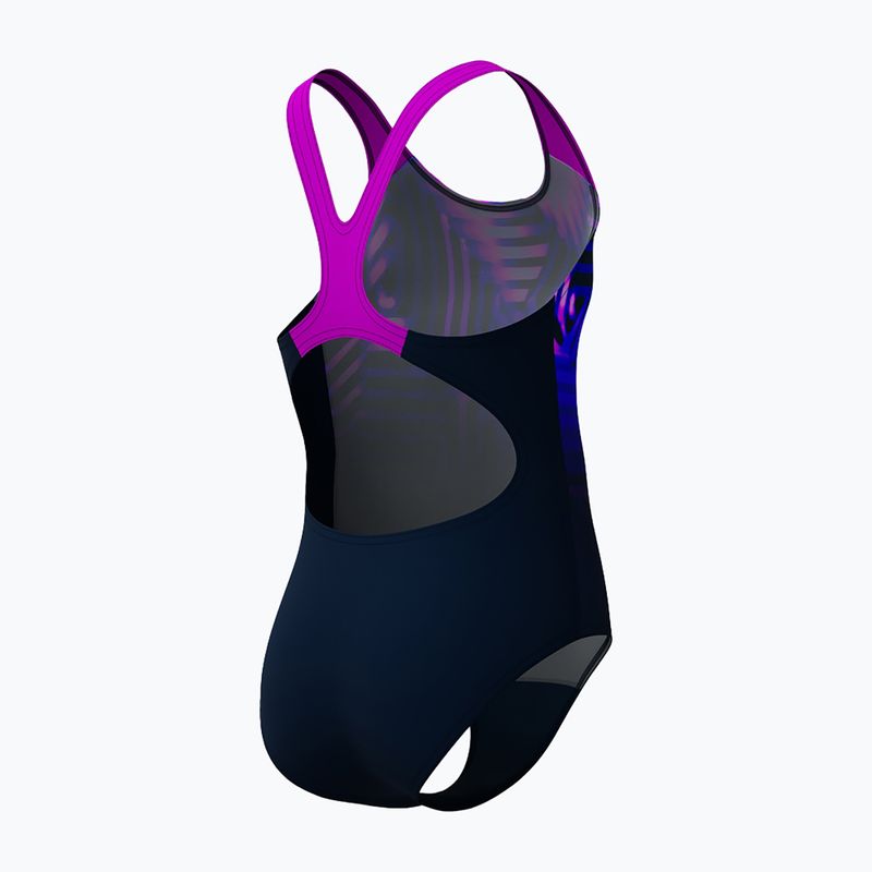 Detské jednodielne plavky Speedo Digital Placement Splashback diva 4