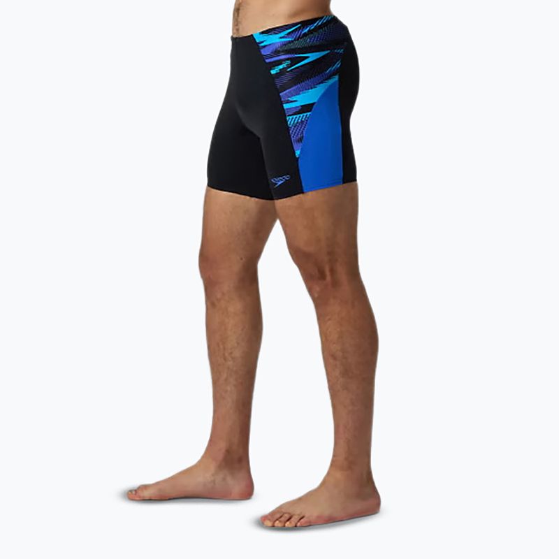 Pánske plavecké jammery Speedo Endurance+ Max Splice Jammer black/cobalt pop 4