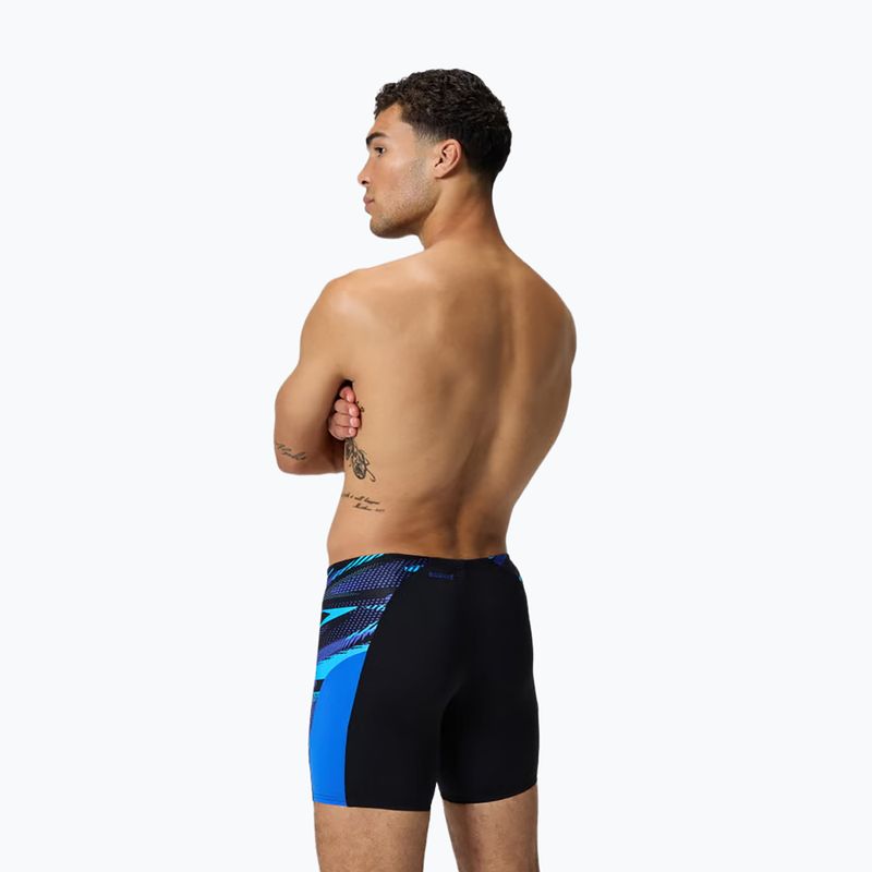 Pánske plavecké jammery Speedo Endurance+ Max Splice Jammer black/cobalt pop 6