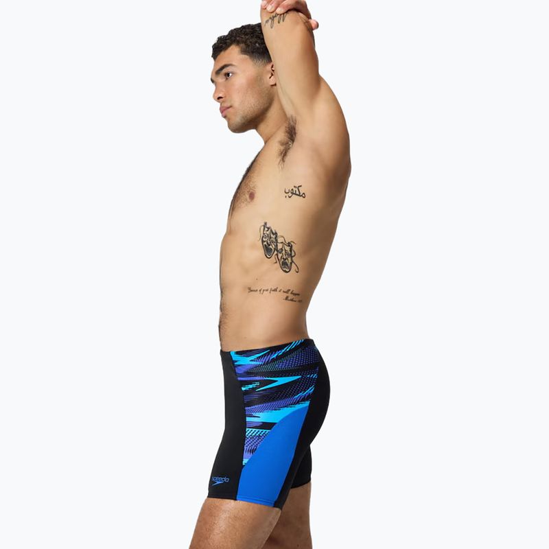 Pánske plavecké jammery Speedo Endurance+ Max Splice Jammer black/cobalt pop 7