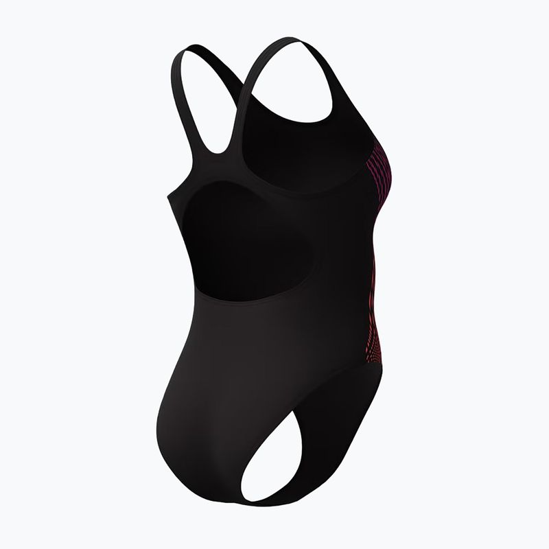 Dámske jednodielne plavky Speedo Placement Muscleback neon violet 6