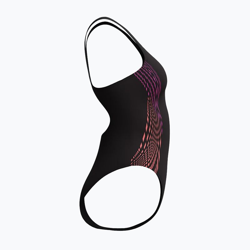 Dámske jednodielne plavky Speedo Placement Muscleback neon violet 7