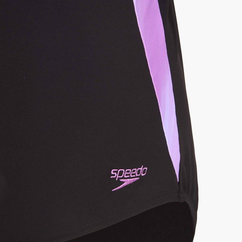 Dámske jednodielne plavky Speedo Shaping LunaLustre Printed neon violet 3