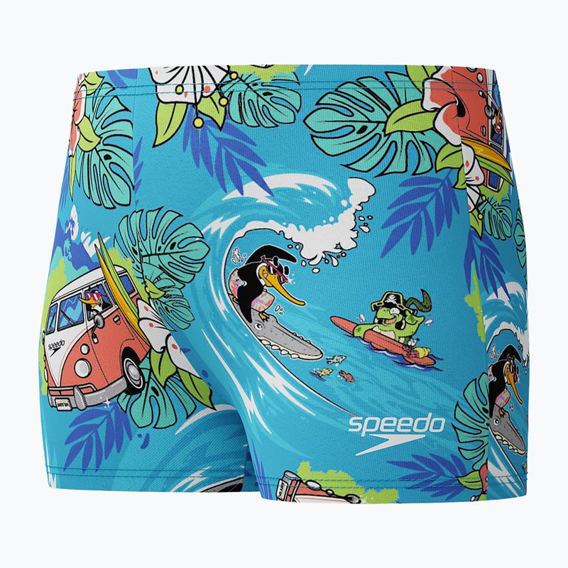 Detské plavecké boxerky Speedo Learn To Swim Digital Allover Aquashort picton blue 3