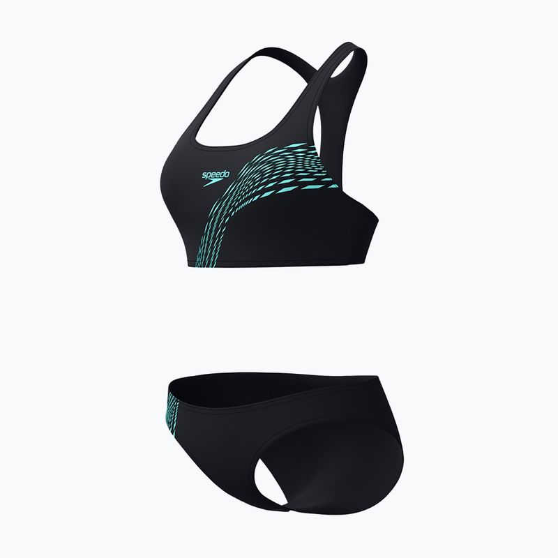 Dámske dvojdielne plavky Speedo Placement Bikini set arctic glass 3