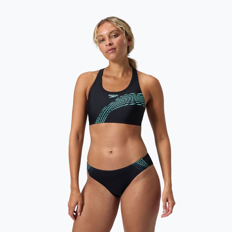 Dámske dvojdielne plavky Speedo Placement Bikini set arctic glass 5