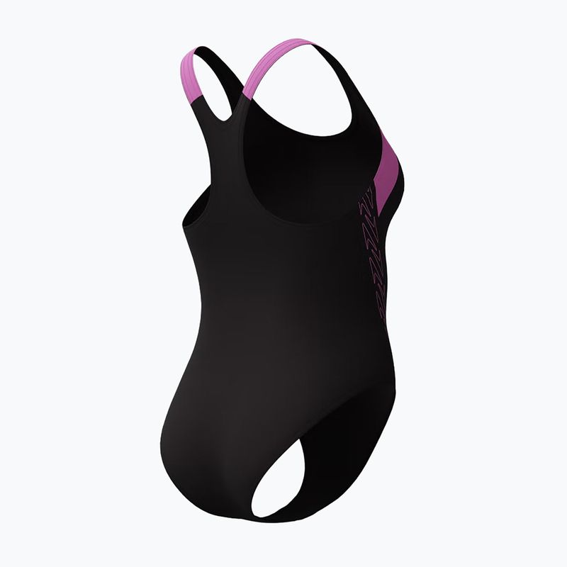 Dámske jednodielne plavky Speedo HyperBoom Splice Racerback neon violet 4