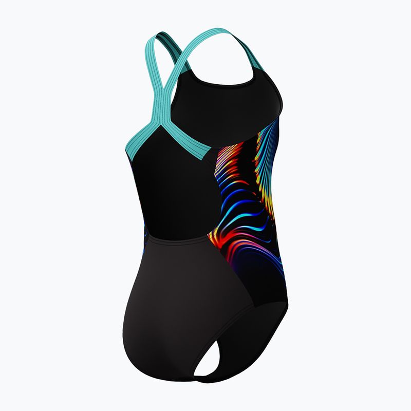 Detské jednodielne plavky Speedo Digital Placement Powerback arctic glass 4