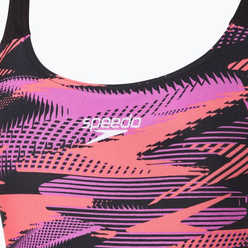 Dámske jednodielne plavky Speedo HyperBoom Placement Muscleback coral sands 3