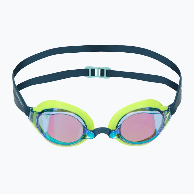 Plavecké okuliare Speedo Fastskin Speedsocket 2 Mirror hyper yellow/cobalt/emerald 2