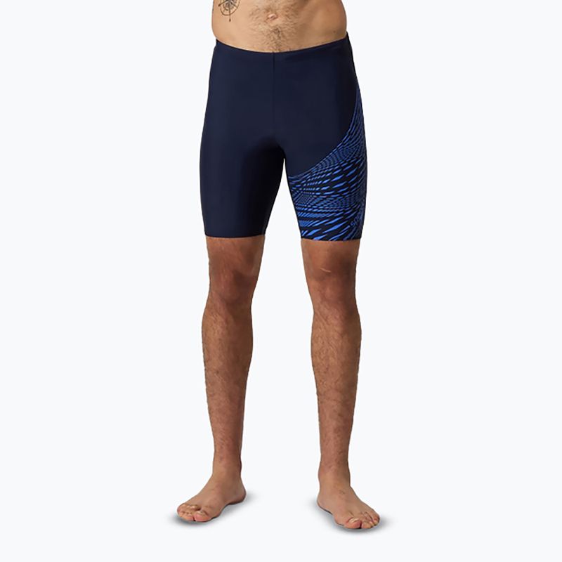 Pánske plavecké jammery Speedo Medley Logo Jammer navy/cobalt pop 5