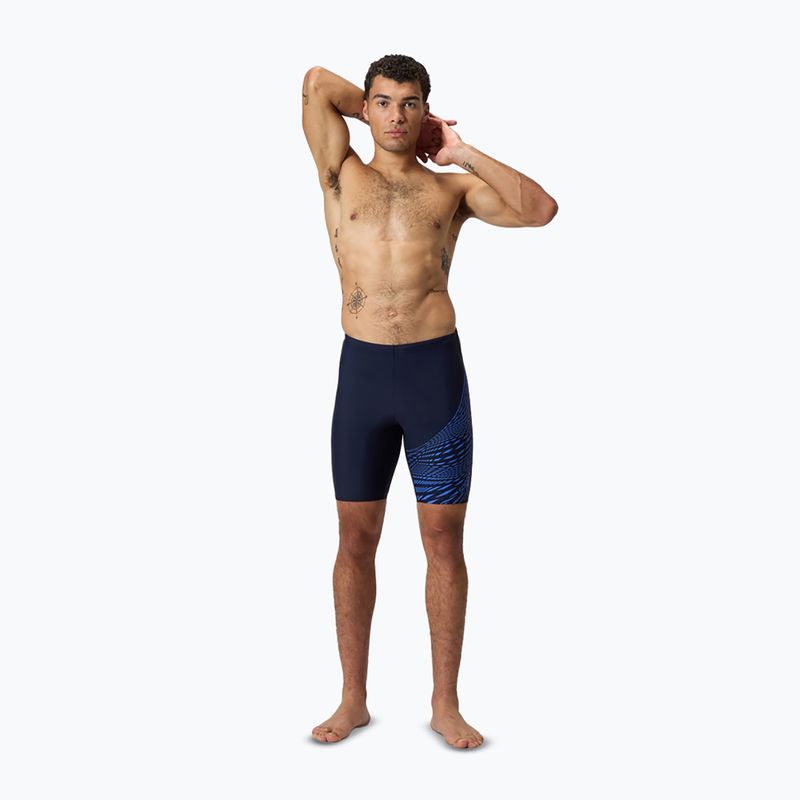 Pánske plavecké jammery Speedo Medley Logo Jammer navy/cobalt pop 6