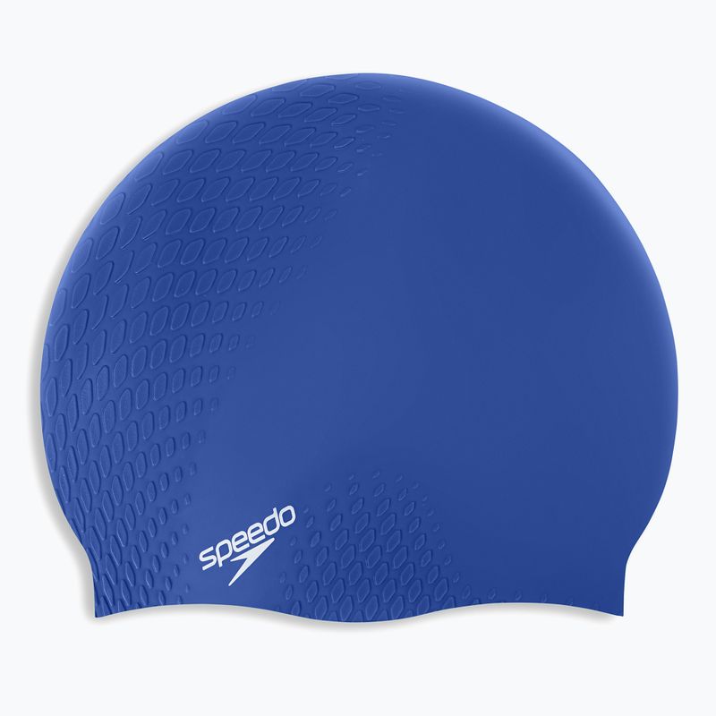 Speedo Bubble Active+ plavecká čiapka hapuna blue 2